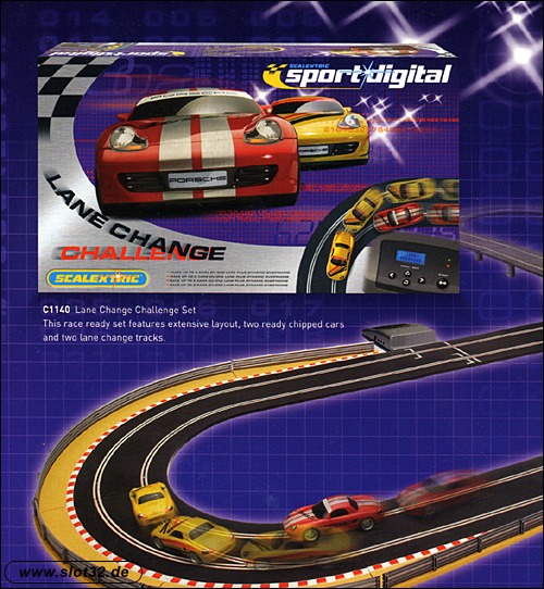 SCALEXTRIC digital digital set Lane change challenge Slotcars
